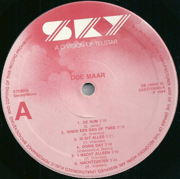 Doe Maar : De Beste Van Doe Maar (LP, Comp)