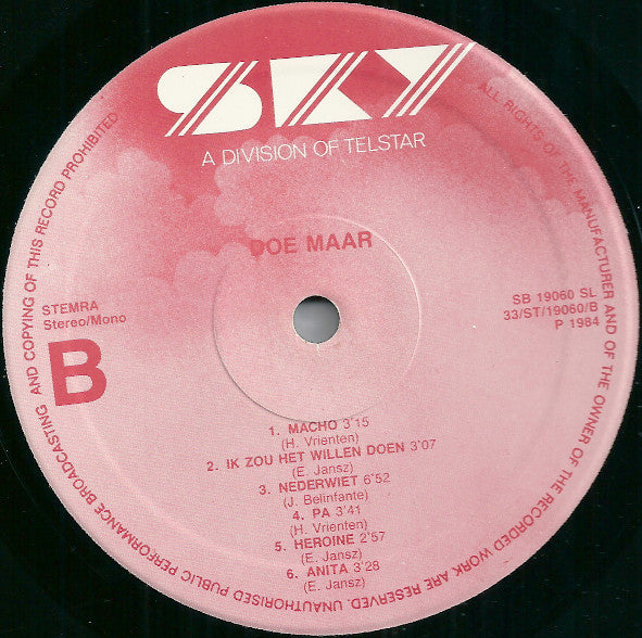 Doe Maar : De Beste Van Doe Maar (LP, Comp)