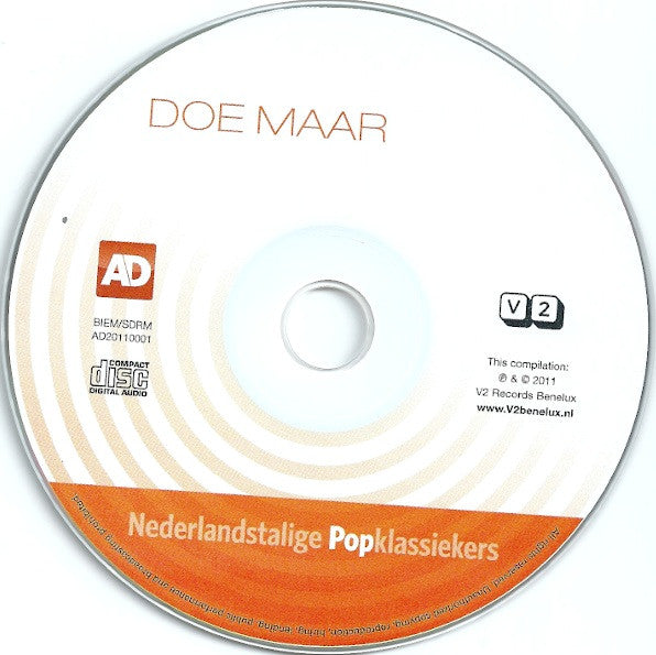 Doe Maar : Nederlandstalige Popklassiekers (CD, Comp)