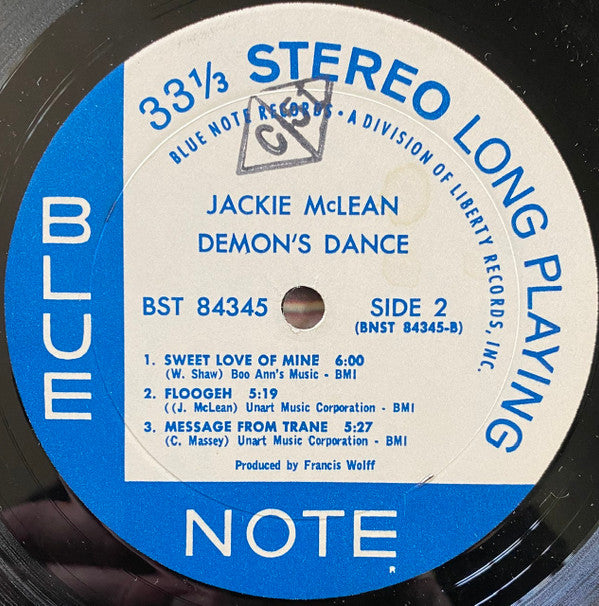 Jackie McLean : Demon's Dance (LP, Album)