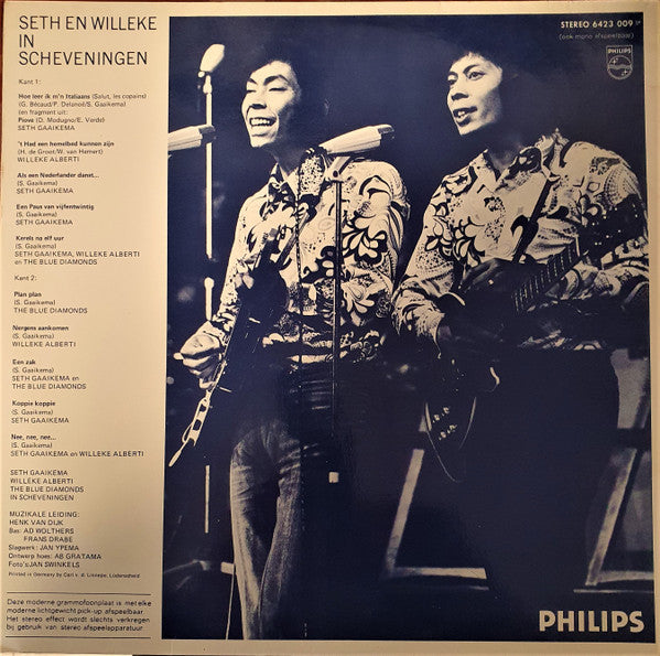 Seth Gaaikema, Willeke Alberti, The Blue Diamonds, Henk van Dijk : Seth En Willeke In Scheveningen (LP, Album)