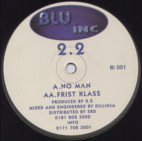 2.2 : No Man / First Klass (12")