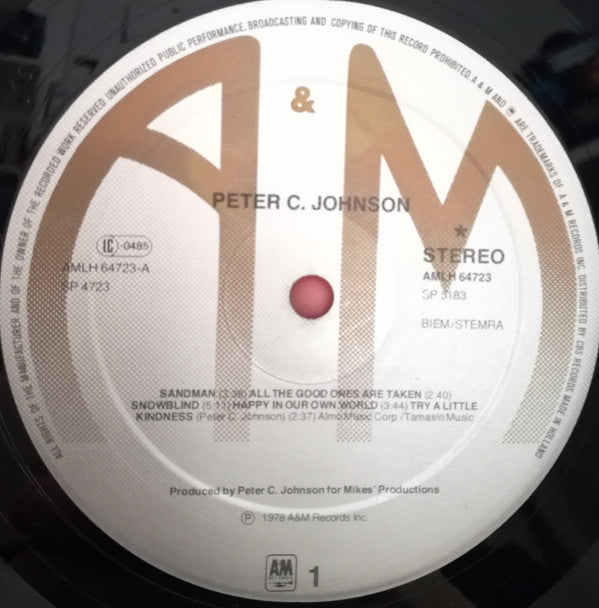 Peter C. Johnson : Peter C. Johnson (LP, Album)