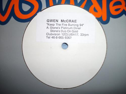 Gwen McCrae : Keep The Fire Burning 94 (12", W/Lbl)