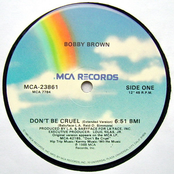 Bobby Brown : Don't Be Cruel (Extended Version) (12", Single)