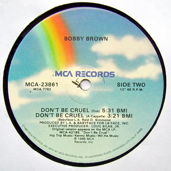 Bobby Brown : Don't Be Cruel (Extended Version) (12", Single)