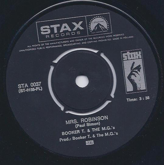 Booker T. & The M.G.'s* : Mrs. Robinson (7", Single)