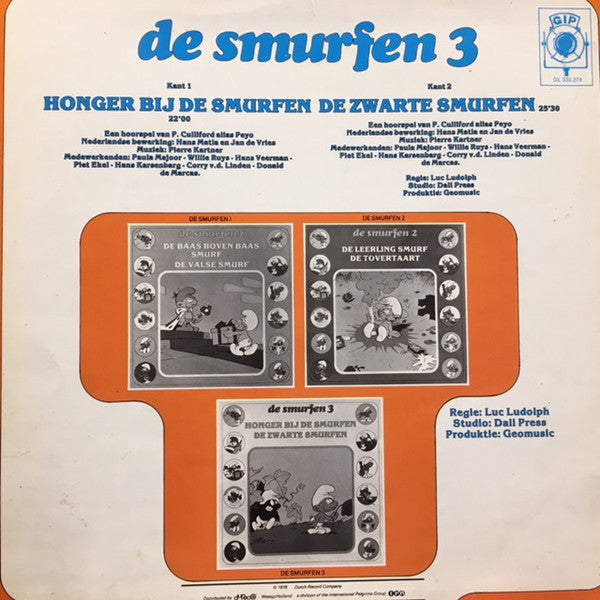 The Smurfs (2) : Honger Bij De Smurfen / De Zwarte Smurfen (LP, Album, Blu)
