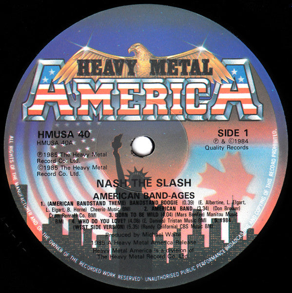 Nash The Slash : American Band-ages (LP, Album)