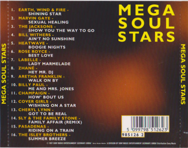 Various : Mega Soul Stars (CD, Comp)