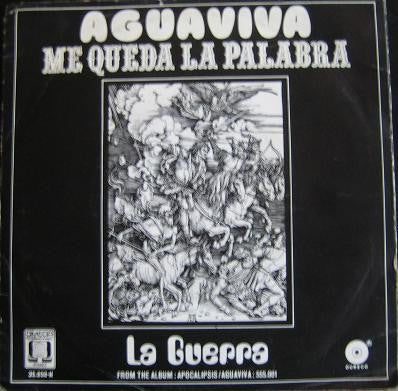 Aguaviva : Me Queda La Palabra  (7", Single)