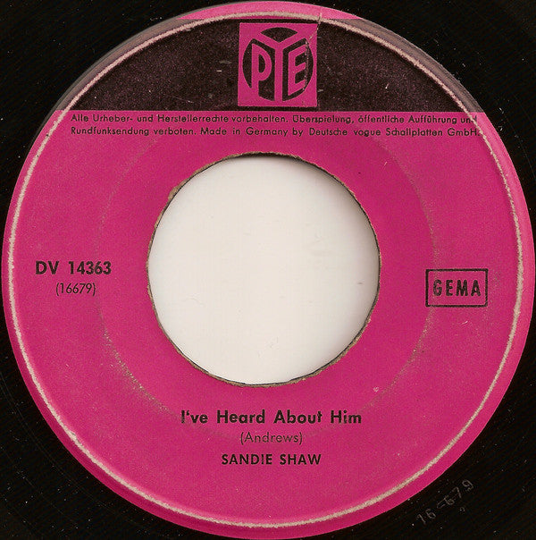 Sandie Shaw : Long Live Love (7", Single)