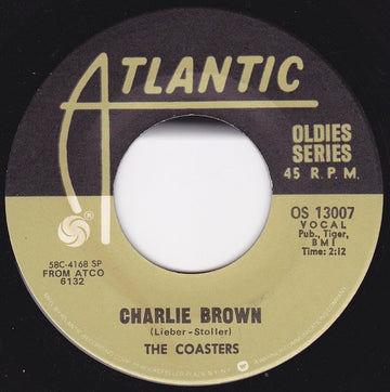 The Coasters : Charlie Brown / I'm A Hog For You (7", Single, RE)