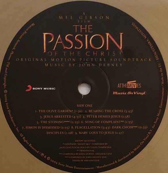 John Debney : The Passion Of The Christ (Original Motion Picture Soundtrack) (LP, Ltd, Num, RE, Gol)