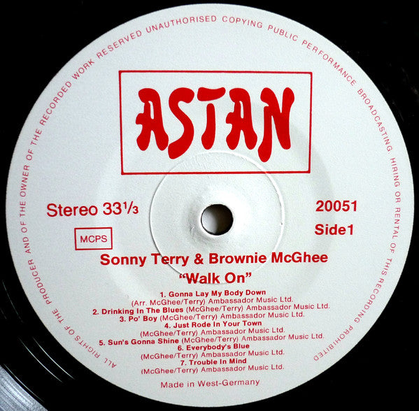 Sonny Terry & Brownie McGhee : Walk On (LP, Album)