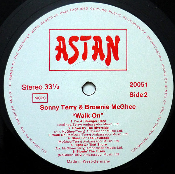 Sonny Terry & Brownie McGhee : Walk On (LP, Album)