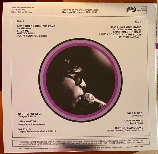 Sly & The Family Stone : The First Family - Live At Winchester Cathedral 1967 (LP, Album, RSD, Dlx, Cle)