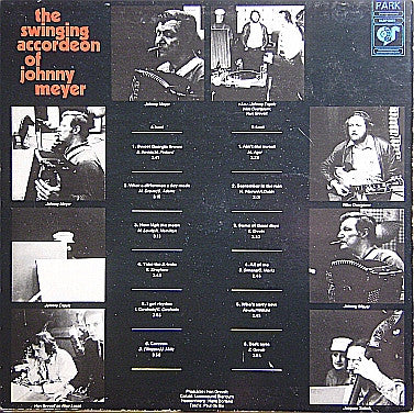 Johnny Meyer* : The Swinging Accordeon Of Johnny Meyer (LP, Album)