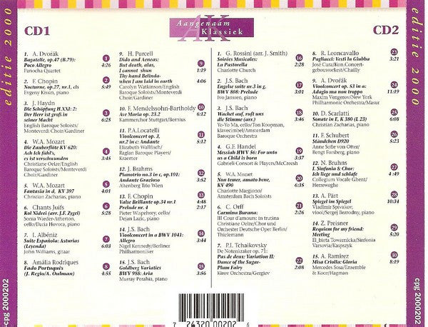 Various : Aangenaam... Klassiek - Editie 2000 (2xCD, Comp, Promo)
