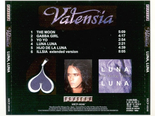 Valensia : Luna, Luna (CD, MiniAlbum)