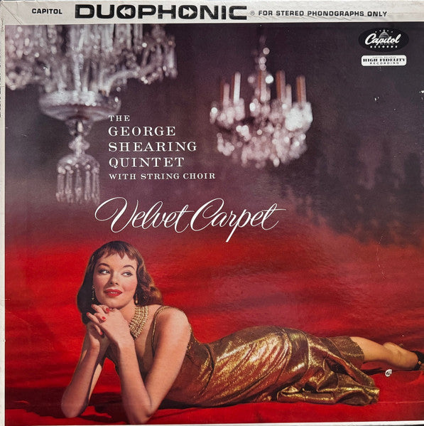 The George Shearing Quintet With String Choir* : Velvet Carpet (LP, Album, RE, Duo)