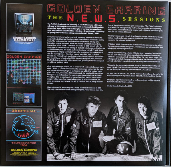 Golden Earring : The N.E.W.S. Sessions (2xLP, Album, RSD, Ltd, Red)
