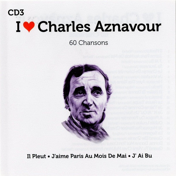Charles Aznavour : I ♥ Charles Aznavour (3xCD, Comp)