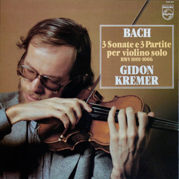 Bach* / Gidon Kremer : 3 Sonate E 3 Partite Per Violino Solo BWV 1001-1006 (3xLP + Box)