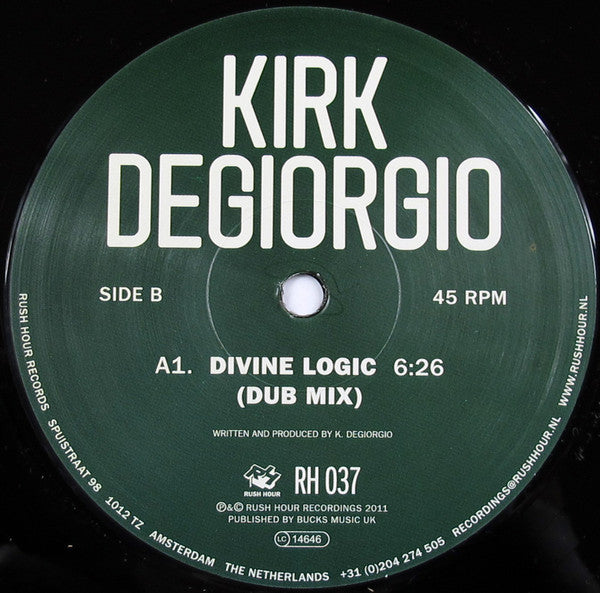 Kirk Degiorgio : Divine Logic (12")