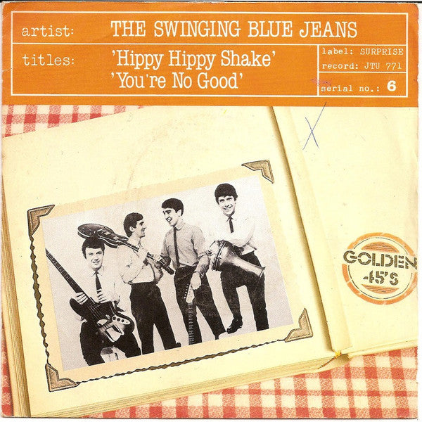 The Swinging Blue Jeans : Hippy Hippy Shake (7", RE)