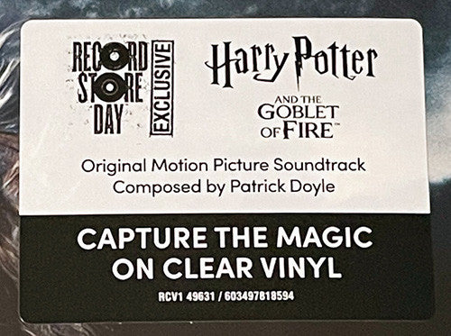 Patrick Doyle : Harry Potter And The Goblet Of Fire (Original Motion Picture Soundtrack) (2xLP, Album, RSD, Ltd, RE, Cle)