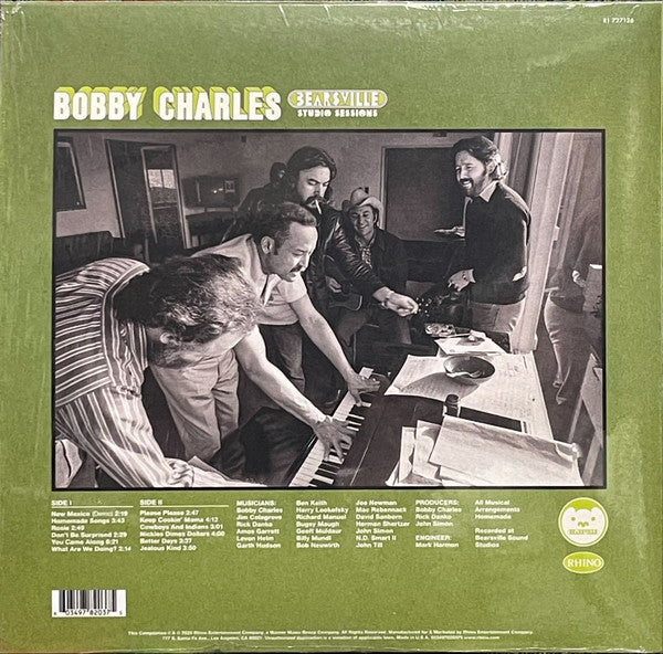 Bobby Charles : Bearsville Studio Sessions (LP)
