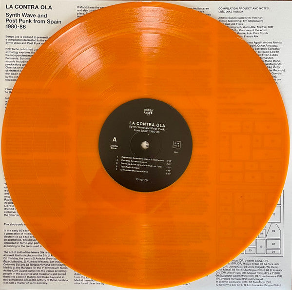 Various : La Contra Ola (Synth Wave And Post Punk From Spain 1980-86) (2xLP, RSD, Comp, Ltd, RE, Nar)