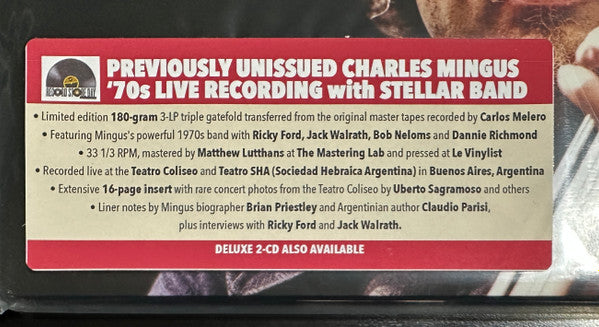Mingus* : In Argentina (The Buenos Aires Concerts) (3xLP, RSD, Comp, Ltd, 180)