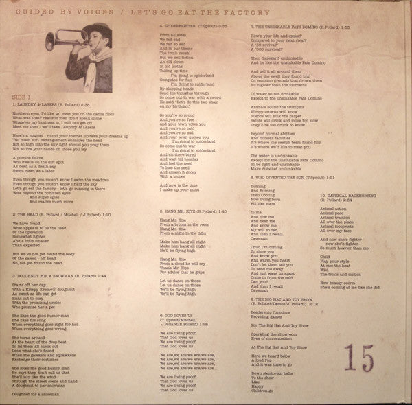 Guided By Voices : Let's Go Eat The Factory (LP, Album)