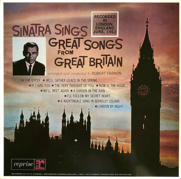 Frank Sinatra : Sinatra Sings Great Songs From Great Britain (LP, Album, RE)