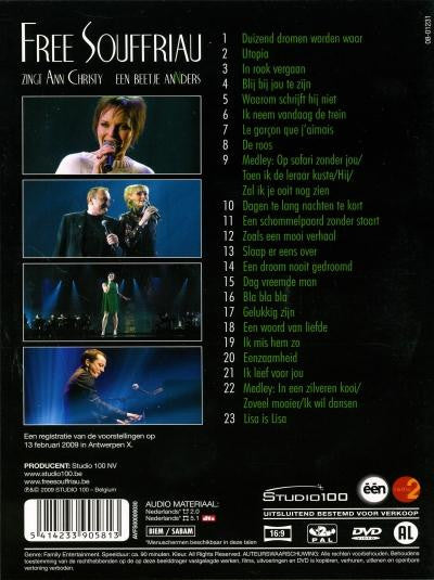 Free Souffriau : Free Souffriau Zingt Ann Christy: Een Beetje Anders (DVD-V)