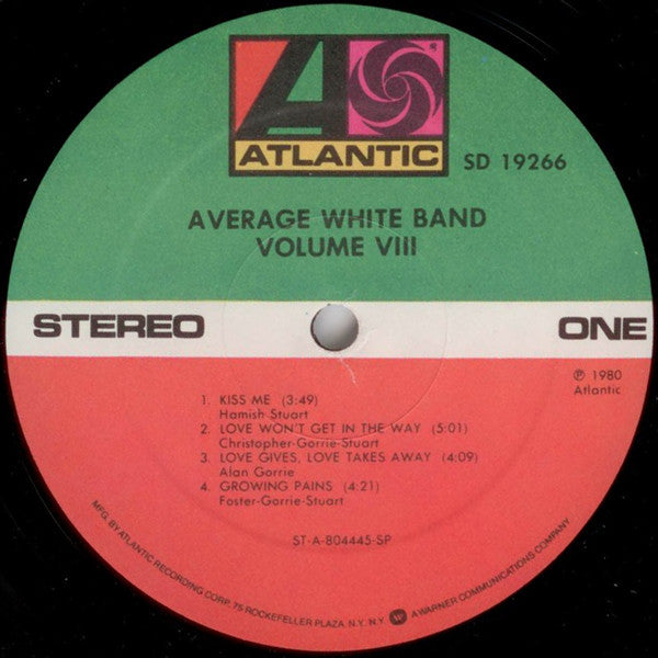 Average White Band : Volume VIII (LP, Comp)