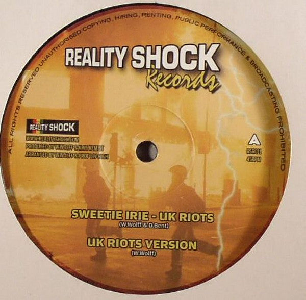 Sweetie Irie / Aqua Livi* / Valorous : UK Riots / Riots In The Street / Never That (12")
