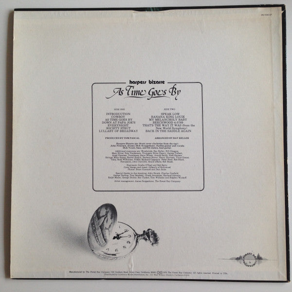 Harpers Bizarre : As Time Goes By (LP, Album)