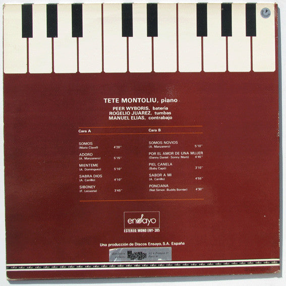 Tete Montoliu : Boleros (LP, Album)