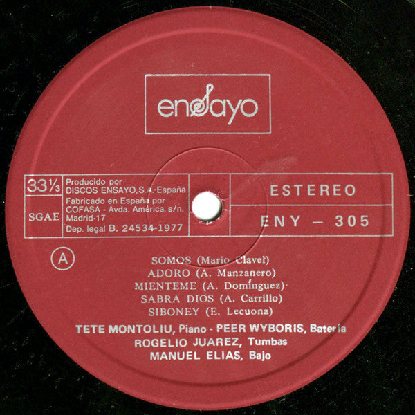 Tete Montoliu : Boleros (LP, Album)