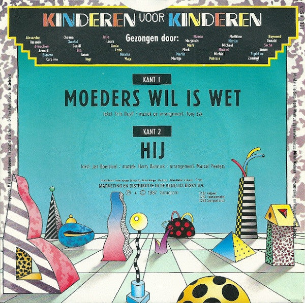 Kinderen voor Kinderen : Moeders Wil Is Wet (7", Single)