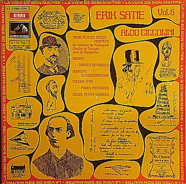 Erik Satie - Aldo Ciccolini : Pièces Pour Piano - Disque 6 (LP, Album, RE)
