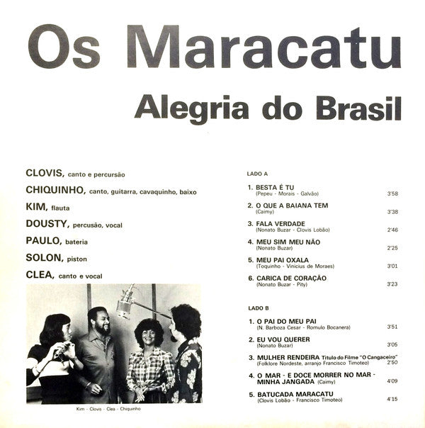 Os Maracatu : Alegria Do Brasil (LP)