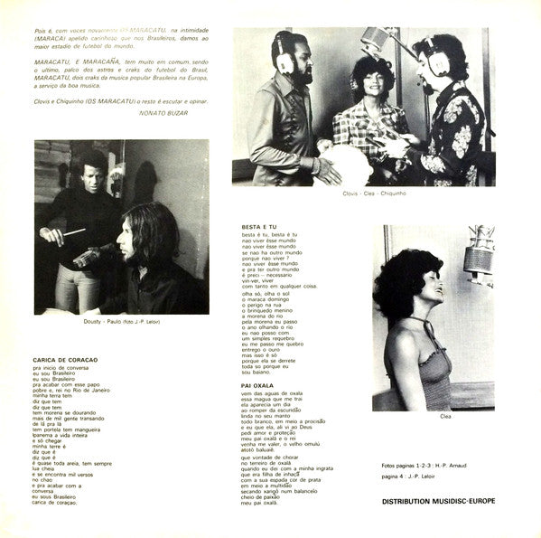Os Maracatu : Alegria Do Brasil (LP)