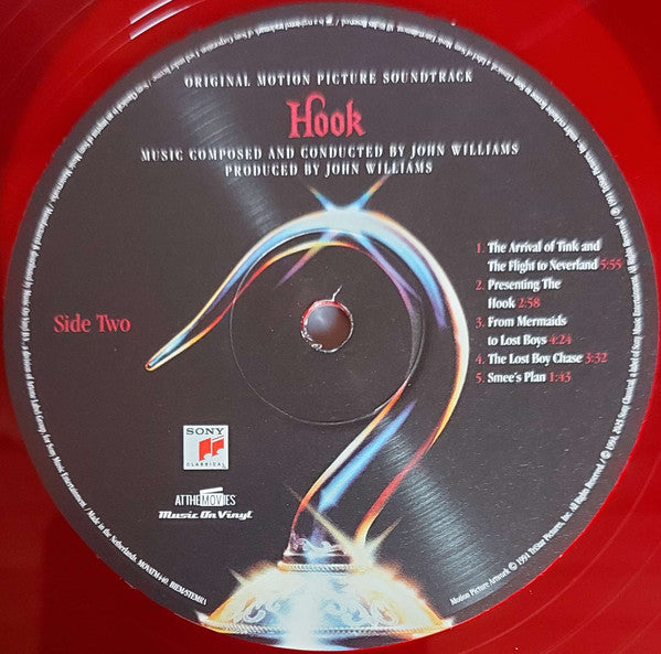 John Williams (4) : Hook (Original Motion Picture Soundtrack) (2xLP, Album, Ltd, Num, RE, Red)
