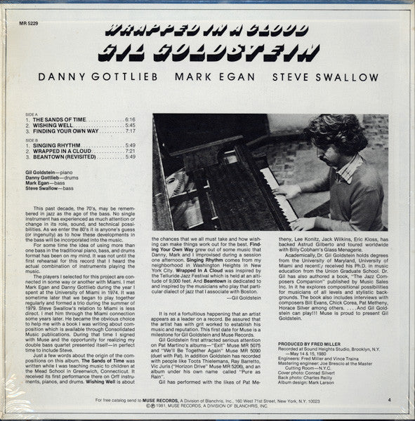 Gil Goldstein : Wrapped In A Cloud (LP, Album)