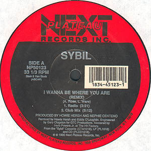 Sybil : I Wanna Be Where You Are / Living For The Moment (12")