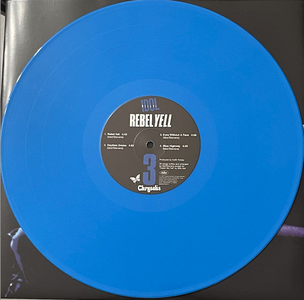 Billy Idol : Rebel Yell (LP, Album, Ltd, RE, Blu)